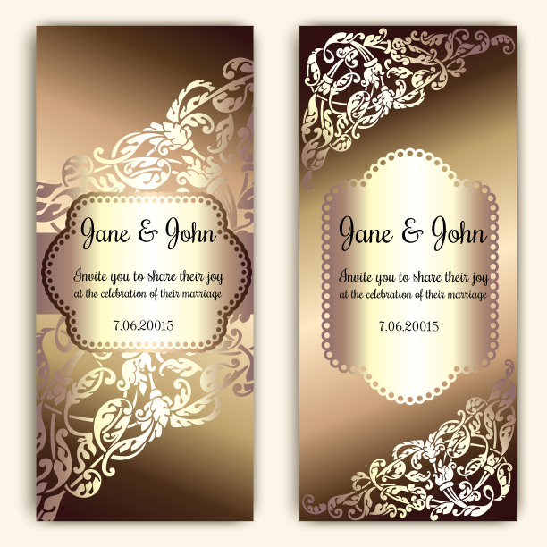 巴洛克背景与古董，豪华米色和黄金古董框架，维多利亚旗帜，缎花墙纸装饰品，邀请卡，巴洛克风格小册子，时尚图案，模板设计图片下载