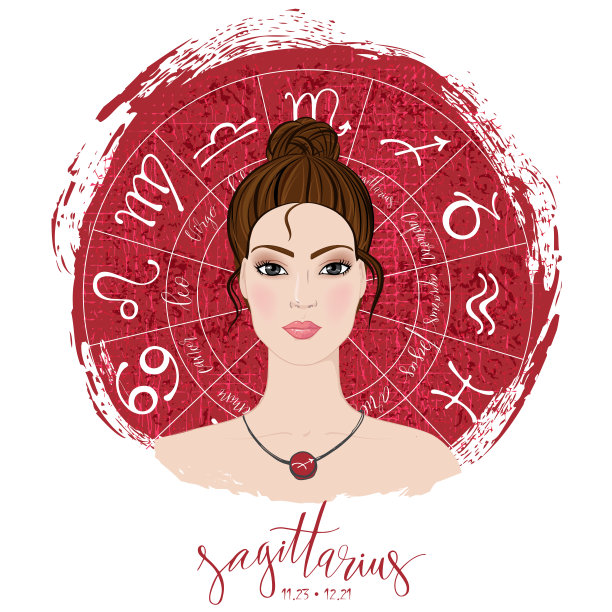 十二星座射手座:美丽的女孩图片下载