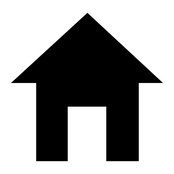 房屋轮廓隔离图标图片下载