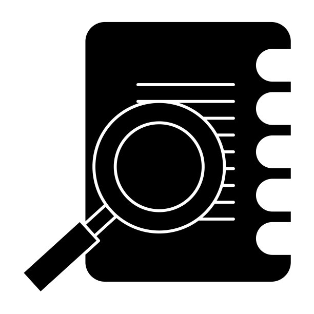 带放大镜的笔记本图片下载