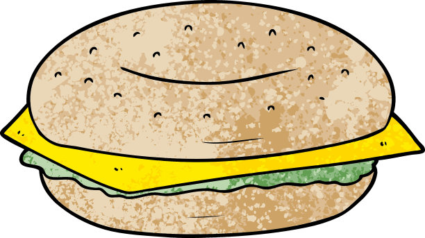 卡通百吉饼图片下载