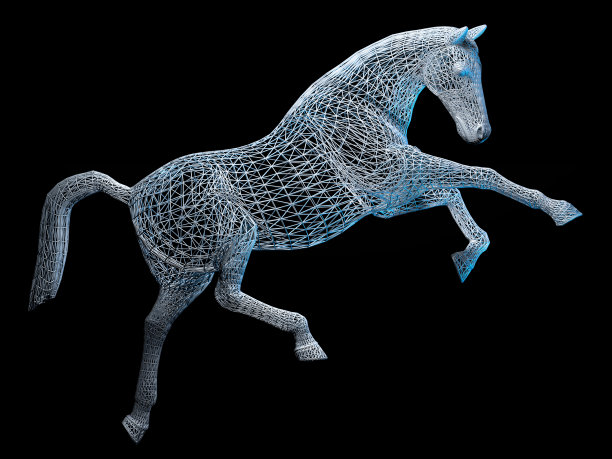 马雕塑图片下载