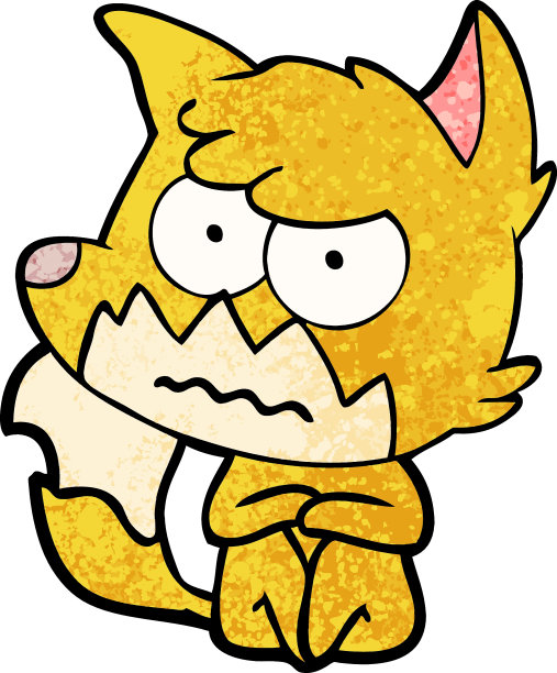 卡通惹恼了狐狸图片下载