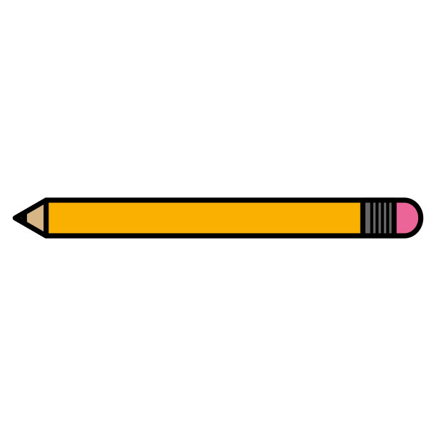 铅笔学校孤立的图标图片下载