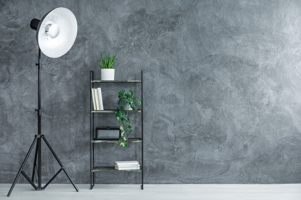 开放空间的设计师灯图片下载