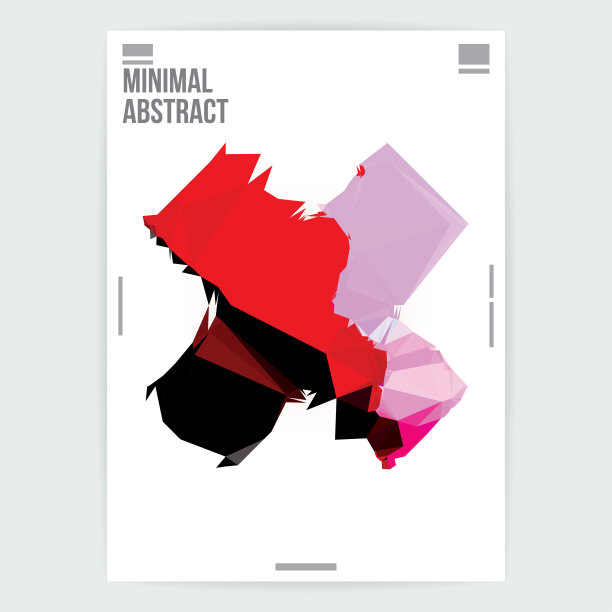 抽象海报背景未来派图形设计模板图片下载