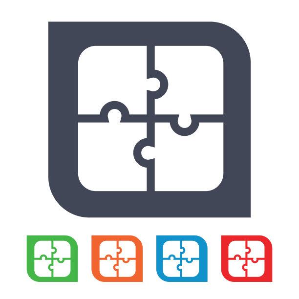 游戏图标。平面向量插图。益智游戏符号符号图片下载