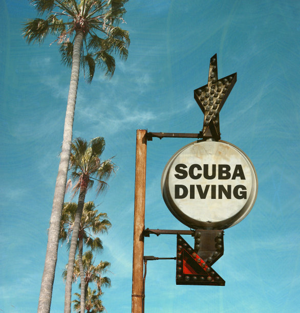 潜水标志图片下载