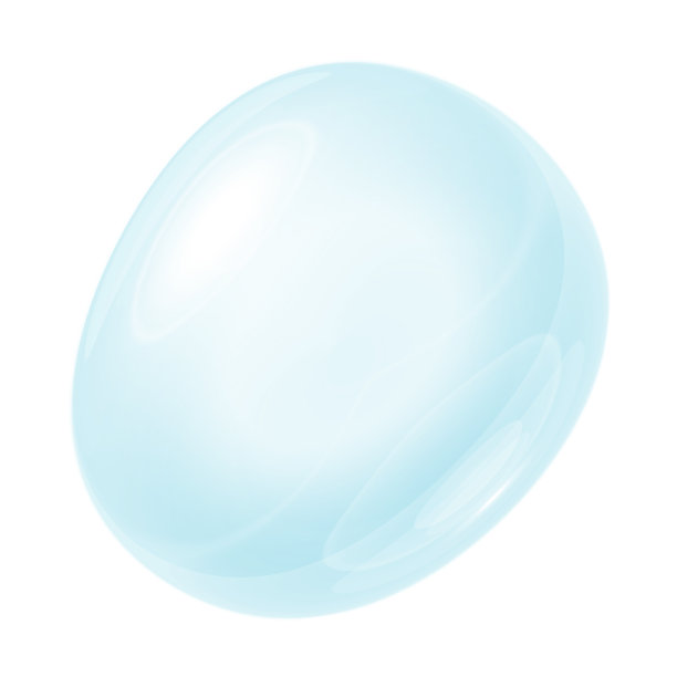 白色背景上的肥皂泡图片下载