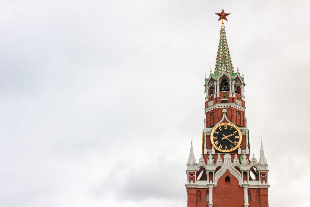 莫斯科克里姆林宫的Spasskaya塔图片下载
