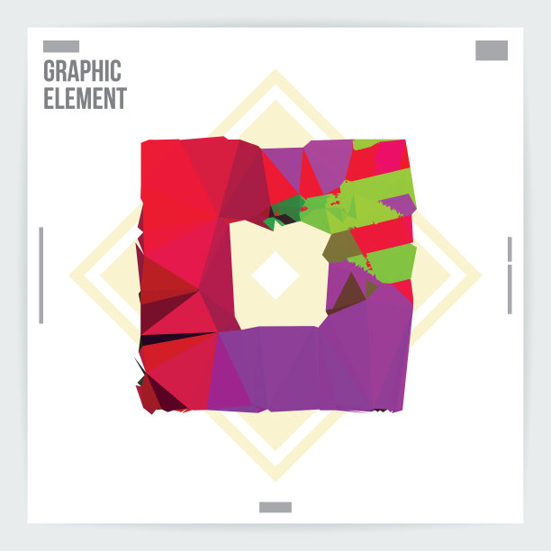 极简抽象未来主义平面设计海报布局图片下载