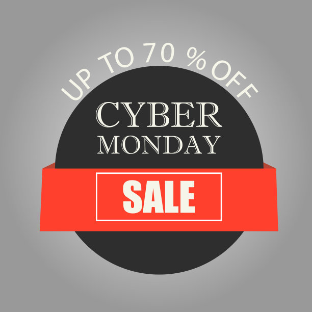 横幅网络星期一销售。营销的概念。矢量插图。图片下载