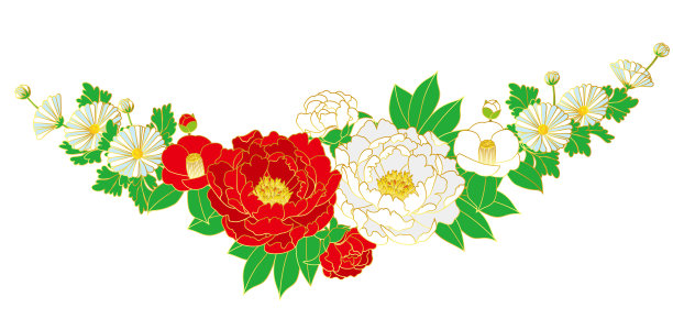 日本风格的花束图片下载