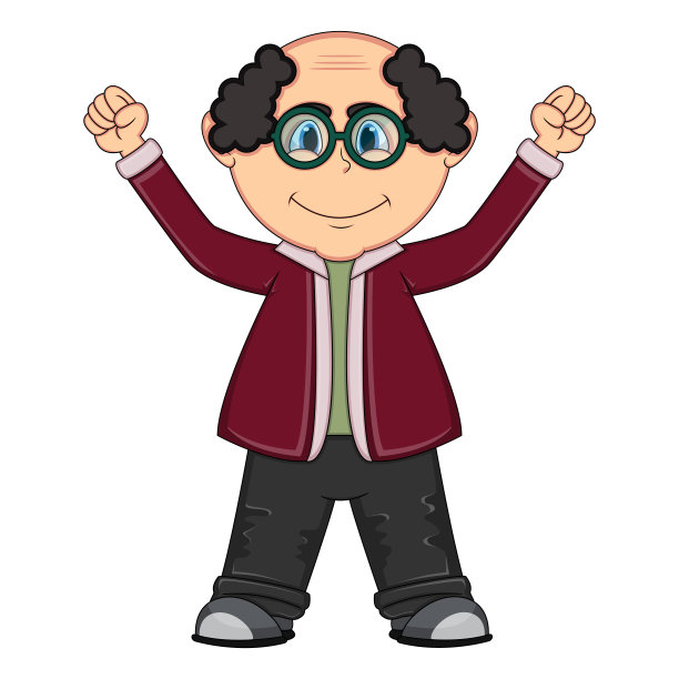 老人漫画图片下载