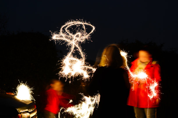 家庭娱乐与烟花图片下载