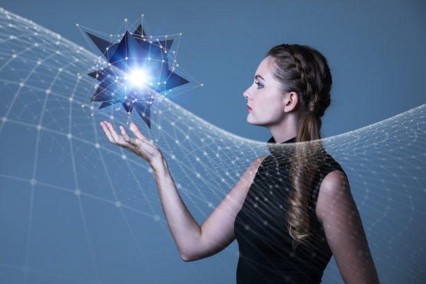 通信网络的概念。3 d渲染。图片下载