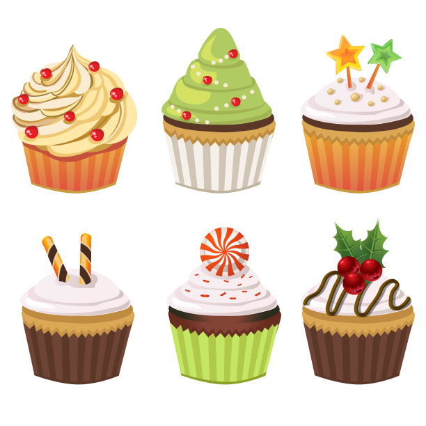 圣诞蛋糕集图片下载