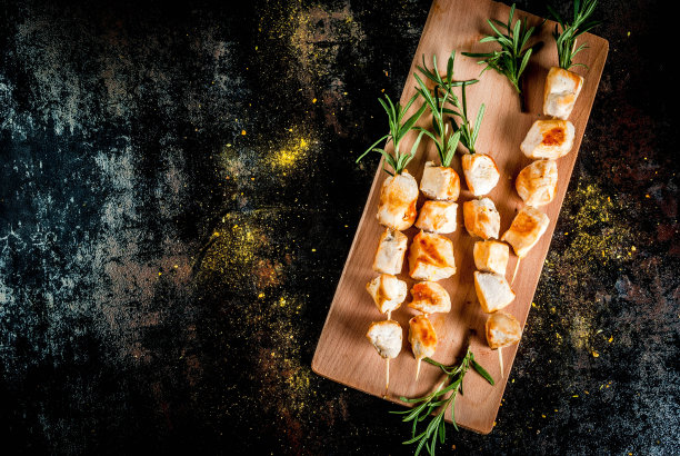 迷迭香鸡串图片下载