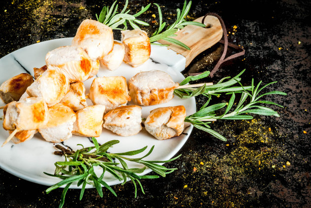 迷迭香鸡串图片下载