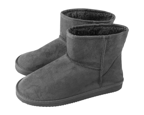 黑色短靴与白色隔离图片下载