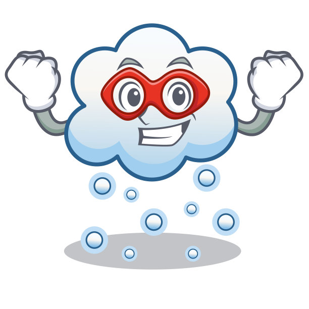 超级英雄雪云卡通角色图片下载