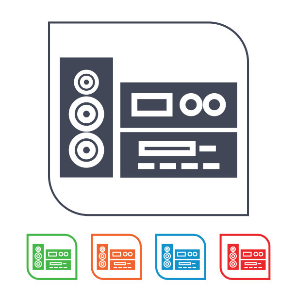 音乐系统图标图片下载