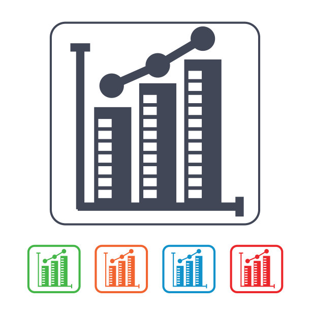 收入增长图图标图片下载