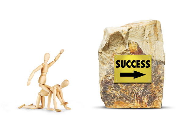 一个人靠另一个人走向成功图片下载