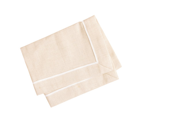 米色布料孤立图片下载