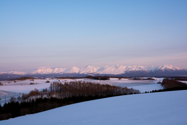晚上的山，十胜山图片下载