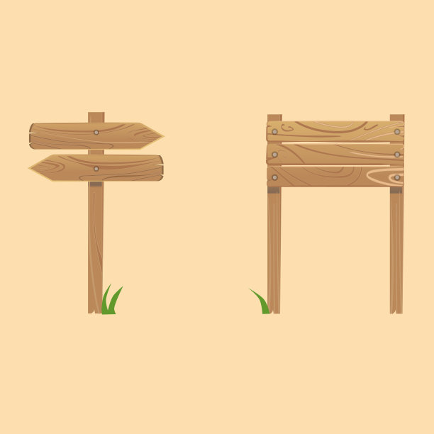 用于广告的旧木板。矢量图。图片下载