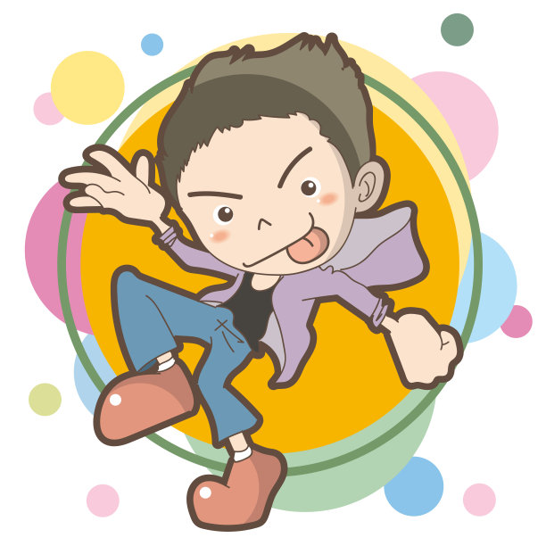 男孩跳舞的图片图片下载