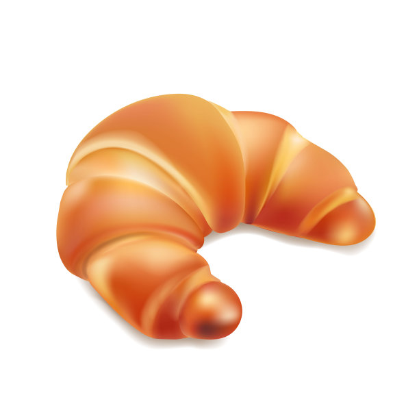 羊角面包,矢量图图片下载