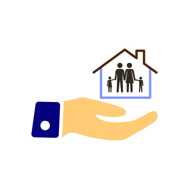 家庭保险概念矢量图解图片下载