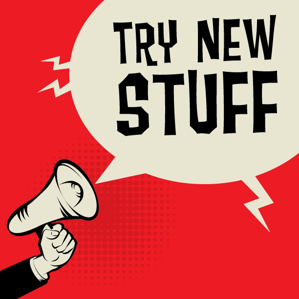 扩音器手，商业概念与文本尝试新东西图片下载