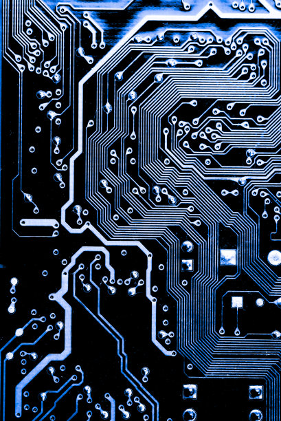 摘要，主板上的闭路电子计算机技术背景。(逻辑板、cpu主板、主板、系统板、mobo)图片下载