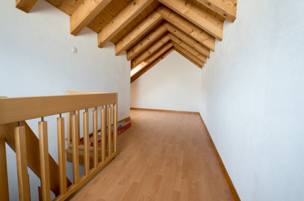 一个漂亮公寓里的空阁楼图片下载