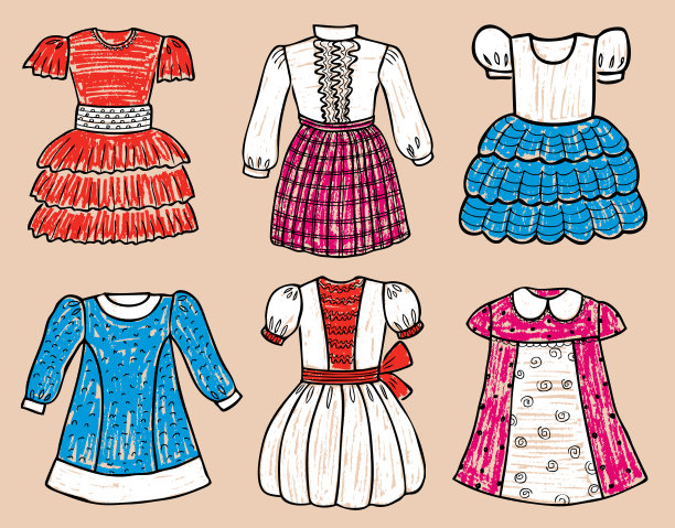 给小女孩穿的优雅的衣服图片下载