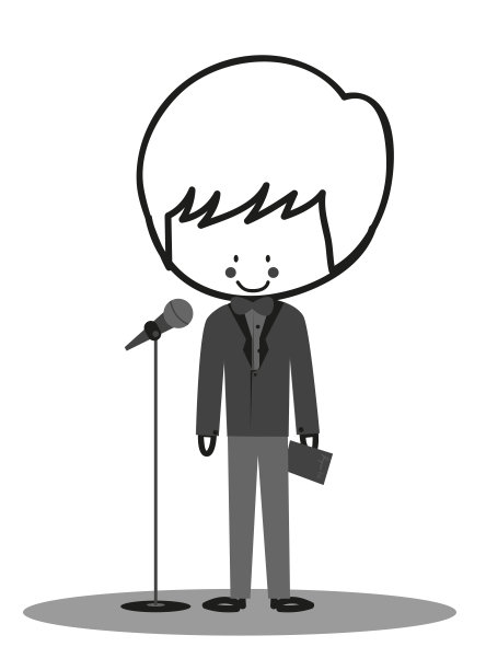 涂鸦主机播音员图片下载