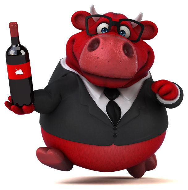 红牛- 3D插图图片下载