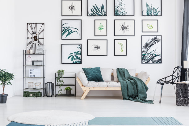 沙发和靠垫图片下载