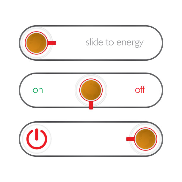 幻灯片屏幕上放着一杯咖啡图片下载