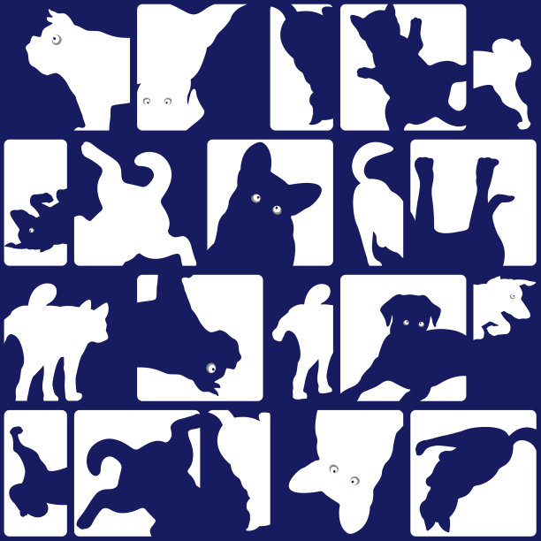 狗的模式图片下载