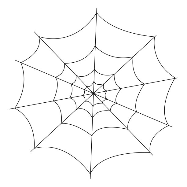 孤立的蜘蛛网图片下载