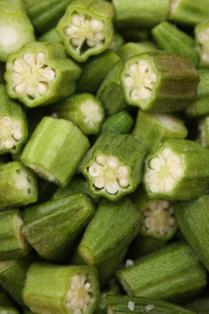 秋葵秋葵烹饪准备素材图片