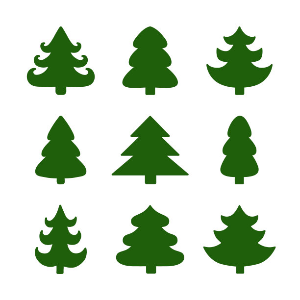 圣诞树套装图片下载