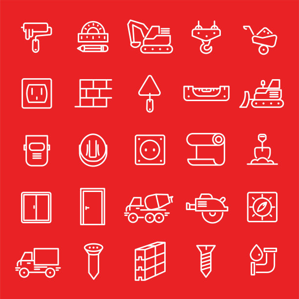 建筑图标2 -插图图片下载