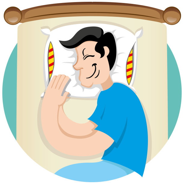 吉祥物鲍勃，白种人，睡得很安静。理想的信息和机构有关的医学图片下载