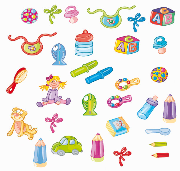 吉祥物为龙兄弟设计的幽默动物和物品，图标图片下载