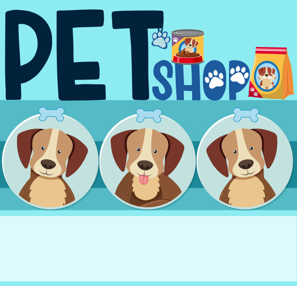 海报设计与可爱的狗图片下载